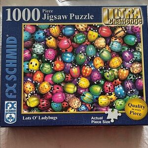 Colorful Ladybug Jigsaw Puzzle - 1000 Pieces